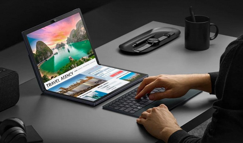Ноутбук будущего: Asus готовит Zenbook 17 Fold OLED с 17-дюймовым гибким экраном